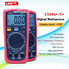  1 ساعة فحص UNI-T-UT39A+ Modern Digital multimeter