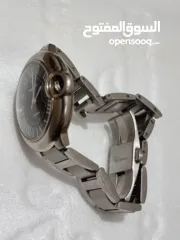  5 ساعة GALLERY أنيقة (تصميم كارتييه المميز) - زجاج ياقوت Sapphire