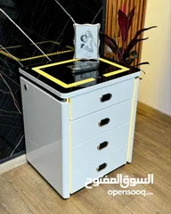  6 الكوميدينا الذكية مع الخزنة تصميم عصري + وظائف ذكية + أمان عالي مصنوعة من أجود أنواع الخشب .