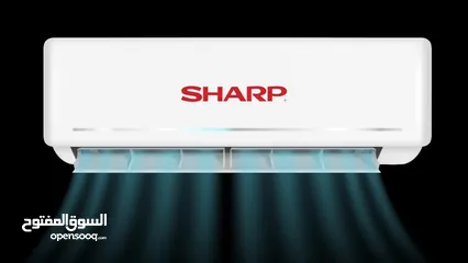  2 مكيف شارب طن و نص 2024 بالتقنية اليابانية Sharp