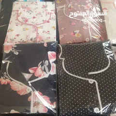  9 بيجاما نسائي قطن اجنبي مطبع مكفول برسمات والوان مختلفة يوجد تشكيلة كبيرة من الموديلات المختلفة يوميا