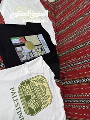  2 تيشيرت مميز للشباب والصبايا بطابع وتصميم فلسطيني 100‎%‎ انت بس عليك تقول شو في بالك وما عليك