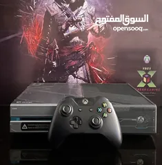 1 Xbox one 1000 giga Halo edition  بحالة الوكاله