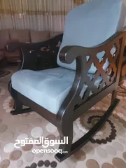  9 كراسي هزاز كوبرا خشب زان / مورس الاردن