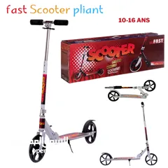  1 Scooter pliant roues d-200 mm age 10-16 ans Charge maximale 100 kg