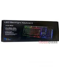  3 كيبورد جيمنج سلكي ديسكتوب ملون معرب ZYG-800 RGB DESKTOP WIRED GAMING KEYBOARD USB