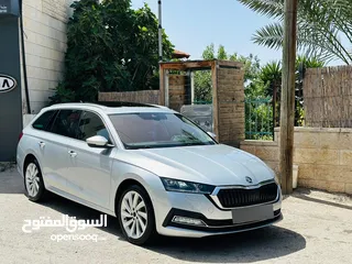  4 سكودا اوكتافيا 2020 عداد قليل فل الفل مع بانوراما
