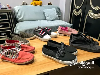  1 احذيه شوزات  بناتي ستاتي ستوكات مرتبة.