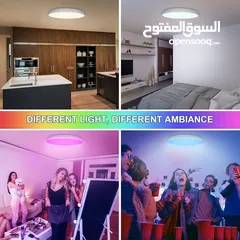  2 ضوء سقف متعدد الألوان LED