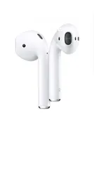  1 سماعات Airpods الجيل الثاني مع علبة الشحن أبيض