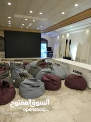  18 بفات beanbags  لالعاب البلايستيشن والقراءة وتكملة اعمال الكمبيوتر
