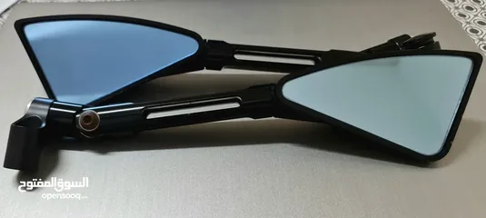  6 Rizoma Tomok Side Mount Mirror Pair - Sleek Italian Style