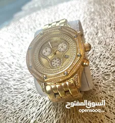  3 للبيع ساعة ذهب وألماس جديدة مع الضمان Pere et Fille كامل الملحقات  New gold and diamond watch