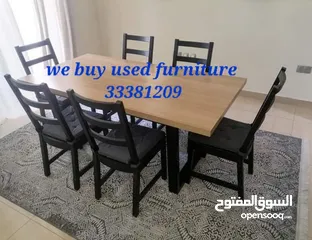  4 we buy used furniture items