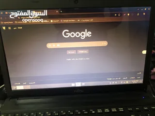  5 لابتوب Fujitsu الماني معالج i5 بسرعة 3.200GHZ مع 8GB ram و 500GB مساحة بسعر مغري