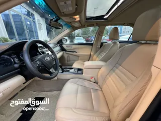  8 تويوتا كامري 2017 فل كامل XLE اعلى صنف بحالة الوكالة للبيع كاش او اقساط من المالك مباشرة بدفعة 7000