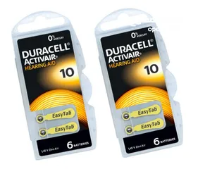  3 بطاريات دورسل قياس 10 / Duracell PR70 Size 10 بطاريات لسماعات الاذن