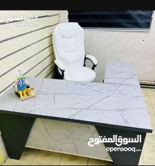  4 بدور على كراسي لشركتك كرسي جلد ثابت انتظار