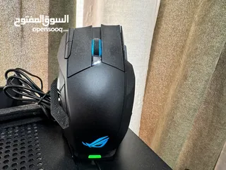  9 Asus rog spatha wireless or wired gaming mouse with charging dock