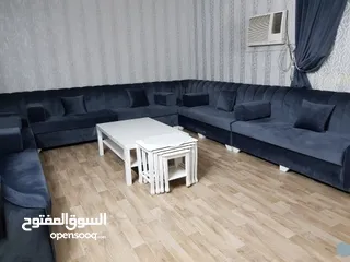  1 مجلس رمادي غامق 12 متر