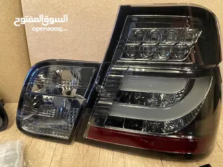  10 ‏  New Lights BMW 2003/04 E46 Sedan طقم اضاءة امامي، خلفي، كشافات، جديد.  BMW E46