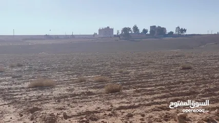  6 ارض للبيع في الموقر لبناء شاليهات أو مزرعة ريفية أو للسكن