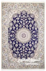  1 سجادة (زولية)ايراني مصنوعة يدويأ Persian handmade carpet(rug)