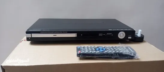 10 مشغل دي في دي DVD حديث نوع Olsenmark شاشة تحكم ريموت مخارج HDML MP3  و USB