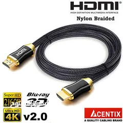  2 Cable HDMI (وصلات)   4K