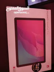  7 تابلت هواوي matepad T10s بحال الوكاله مع الكرتونه  والشاحن الأصلي