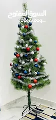  1 Artificial Tree 2.2 m Height with 45 Decorating Pieces