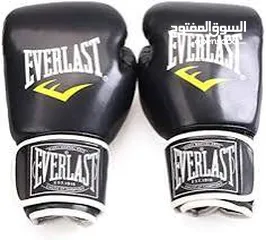  2 كفوف ملاكمه كيك بوكسنغ لجميع الاعمار قلفازات الملاكمه  الماركه الاصليه ايفرلاست EVER LAST