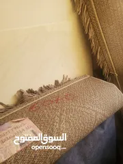  7 طقم سجاد تركي 3 قطع احجام مختلفة استخدام خفيف اصلي لون بيج اجمل لون  واجمل نقشة التركي سعر حررق