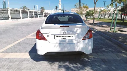  4 NISSAN SUNNY (IND) 2022 WHITE FOR SALE