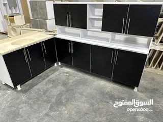  5 كاونترات mdf مترين مع ملحق مترين وسنك مترو20