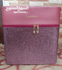  8 شنطة مكياج ومجوهرات فاخره ستراس حجم كبير