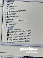  10 لاب ديل 5110 كور i7 هارد 1000 رامات 8 و 2 كارت شاشة