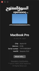  7 MacBook Pro M1 2020, 512GB ME Version Mint condition