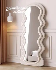  4 مرايا ستاند بإطار مخملي فاخر  160×60 سم – تعرضك بكامل أناقتك طار مخملي ناعم وفخم