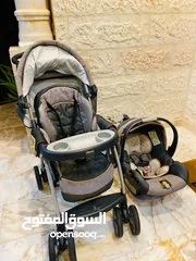  2 عربات وكوت اطفال نوع تشيكو