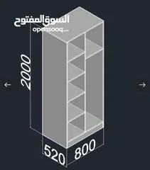  3 خزانة بيضا ناعمة بلمسة خشب طبيعية تعطي لغرفتك طابع فخم وعصري بنفس الوقت.