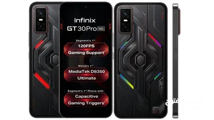  6 INFINIX GT30 PRO (256GB) / RAM 12 NEW /// انفينكس جي تي 30 برو ذاكرة 256 الرام 12 الجديد