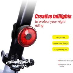  3 ضوء تنبيهي فاخر للدراجات الهوائية والخوذة led safety bicycle or helmet tail light