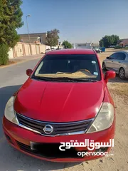  3 Nissan Tiida 2011 GCC specs for sale in sharjah  Lady driven