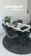  1 Dinning table +6 chairs