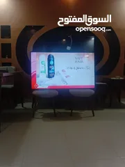  3 شاشه ناشونال بلس 55 بوصه عادي وليس سمارت بحاله ممتازه معها ريموت