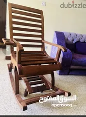  1 Wooden relaxing chair