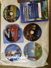  2 بلايستيشن 4 اوروبي مع 7 سيدي االعاب الف جيجا Playstation slim 4