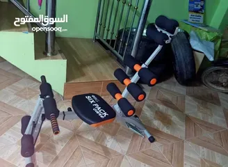  2 جهاز التمارين المنزلي 6 في 1