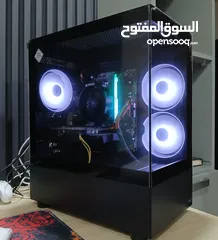  1 Pc gaming مستعمل بعض القطع جديدة
